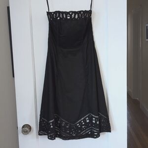 White House Black market strapless dress size 2